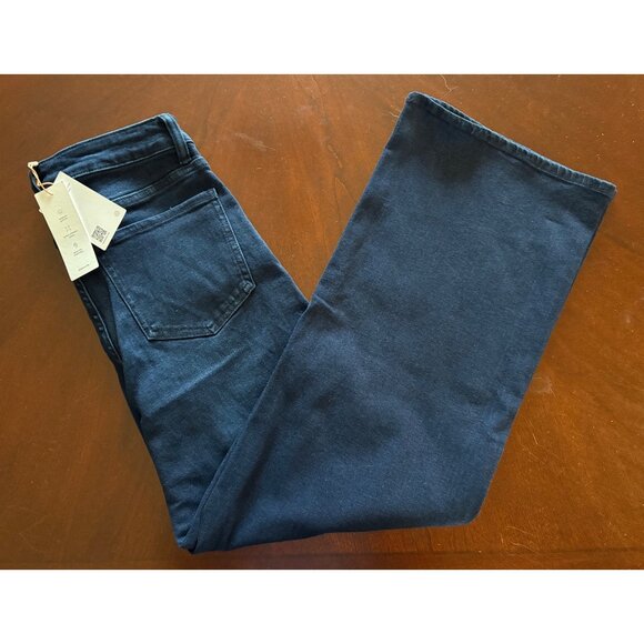 Quince NWT Bella Stretch Wide Leg Jeans in Deep Sea Blue Size 27 - Picture 12 of 12